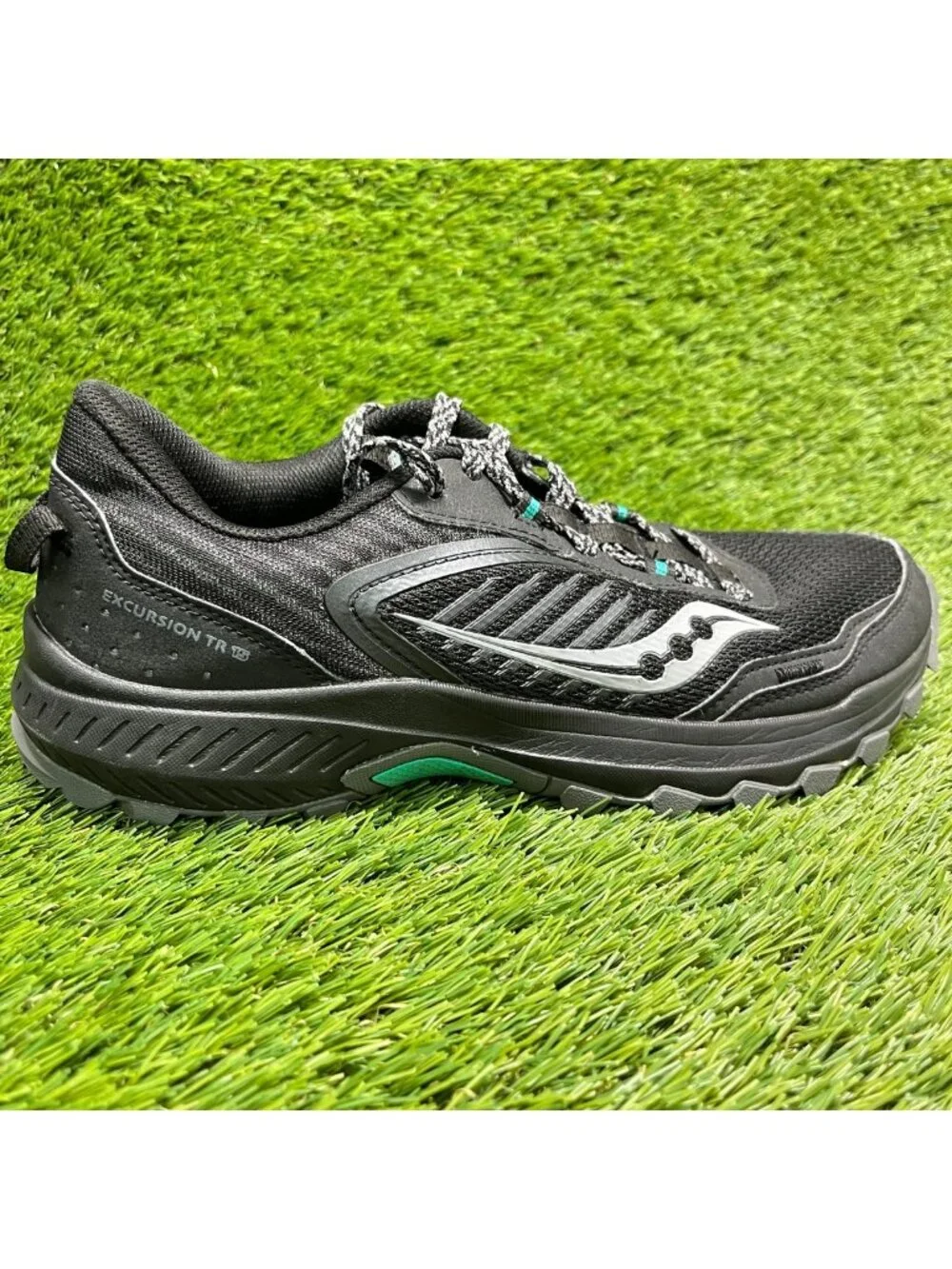 Saucony Excursion TR15 Womens Size 9 Black Jade Athletic Running Shoes Sneakers